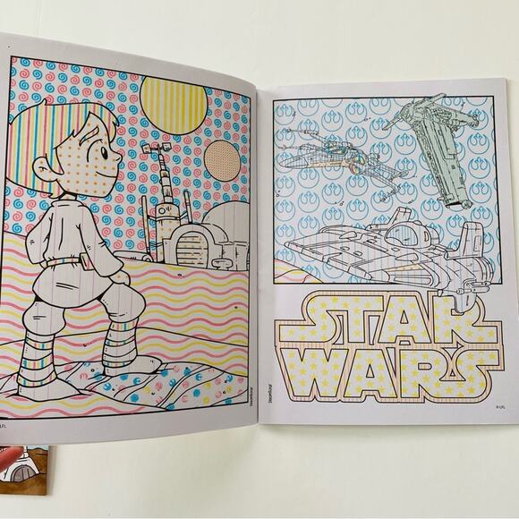 Disney | Star Wars Paint With Water Books NEW Coloring Books - Picture 6 of 9